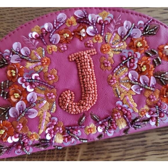 Anthropologie Monogram Crescent Pouch - Picture 3 of 3